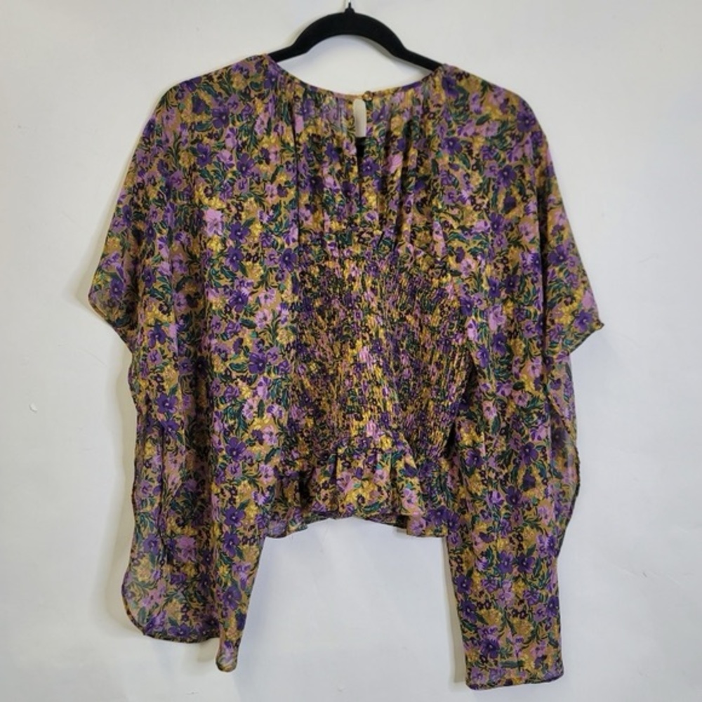 Lost + Wander Mauve Medley Blouse